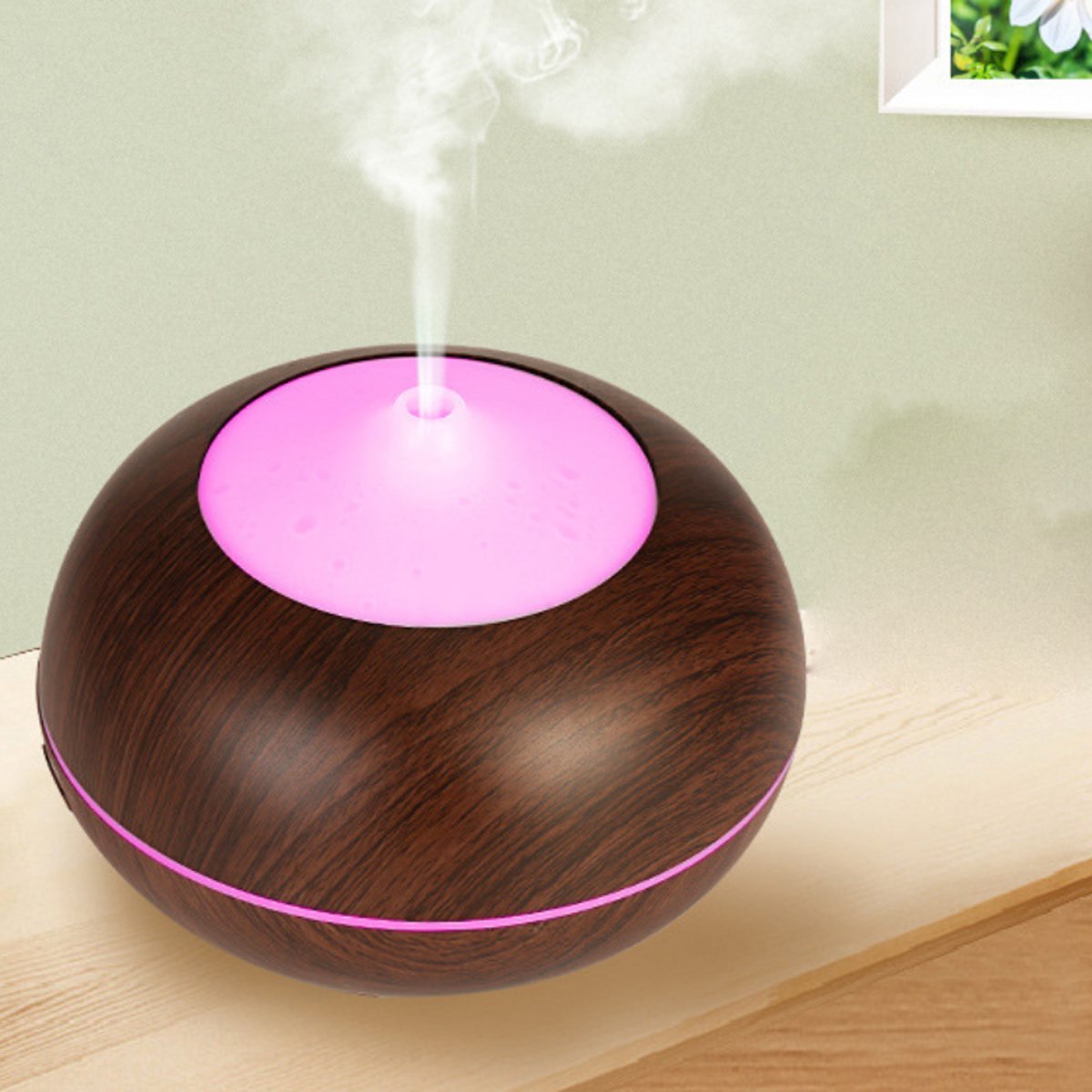 Mistyrious Essential Oil Humidifier Natural Oak Design