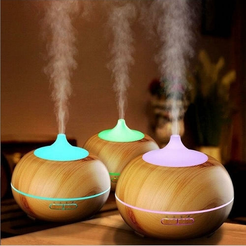 Mistyrious Essential Oil Humidifier Natural Oak Design