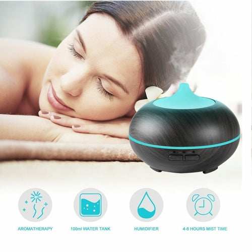 Mistyrious Essential Oil Humidifier Natural Oak Design