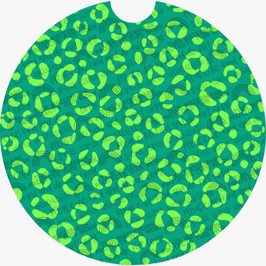 Green Animal Print