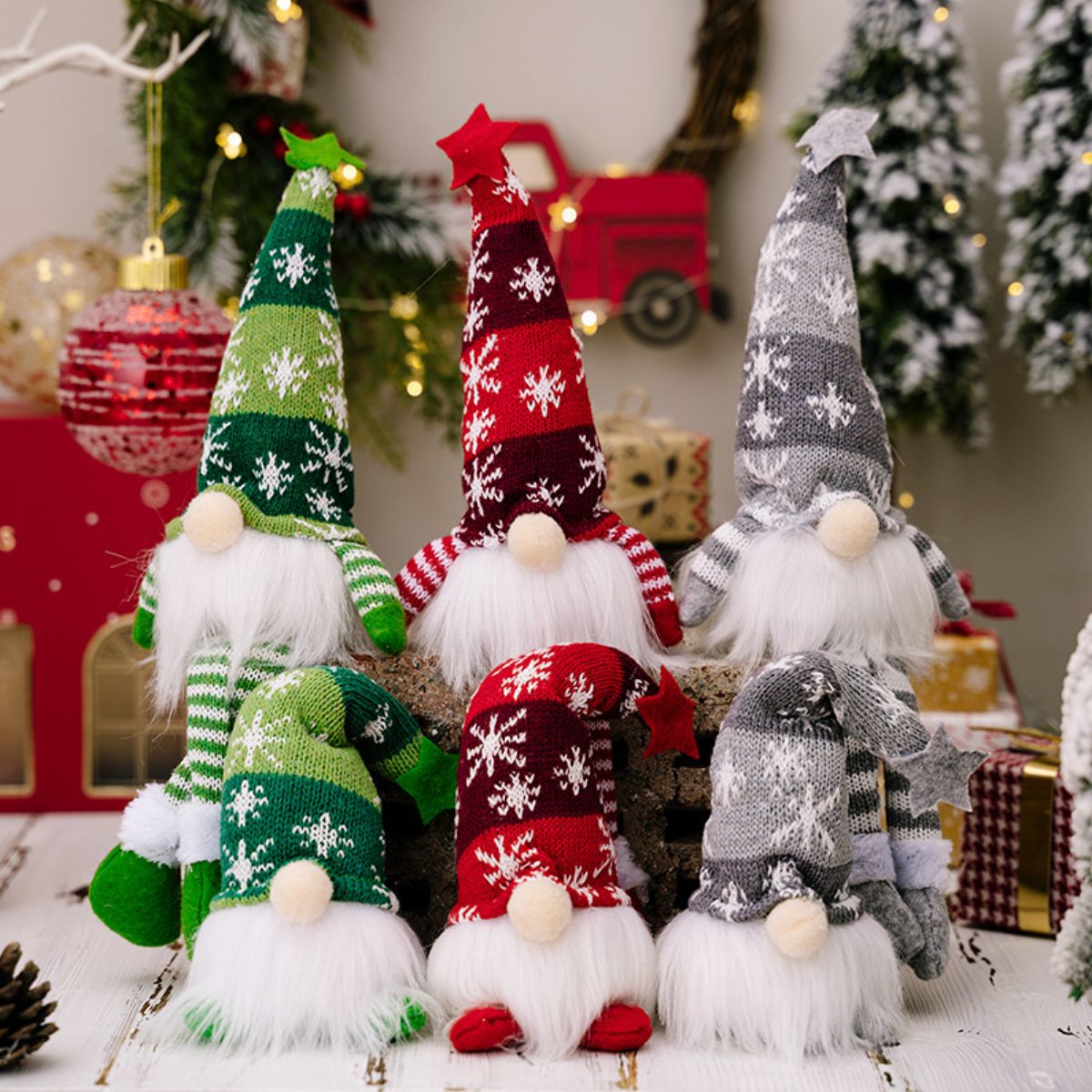 Assorted 2-Piece Light-Up Faceless Gnomes