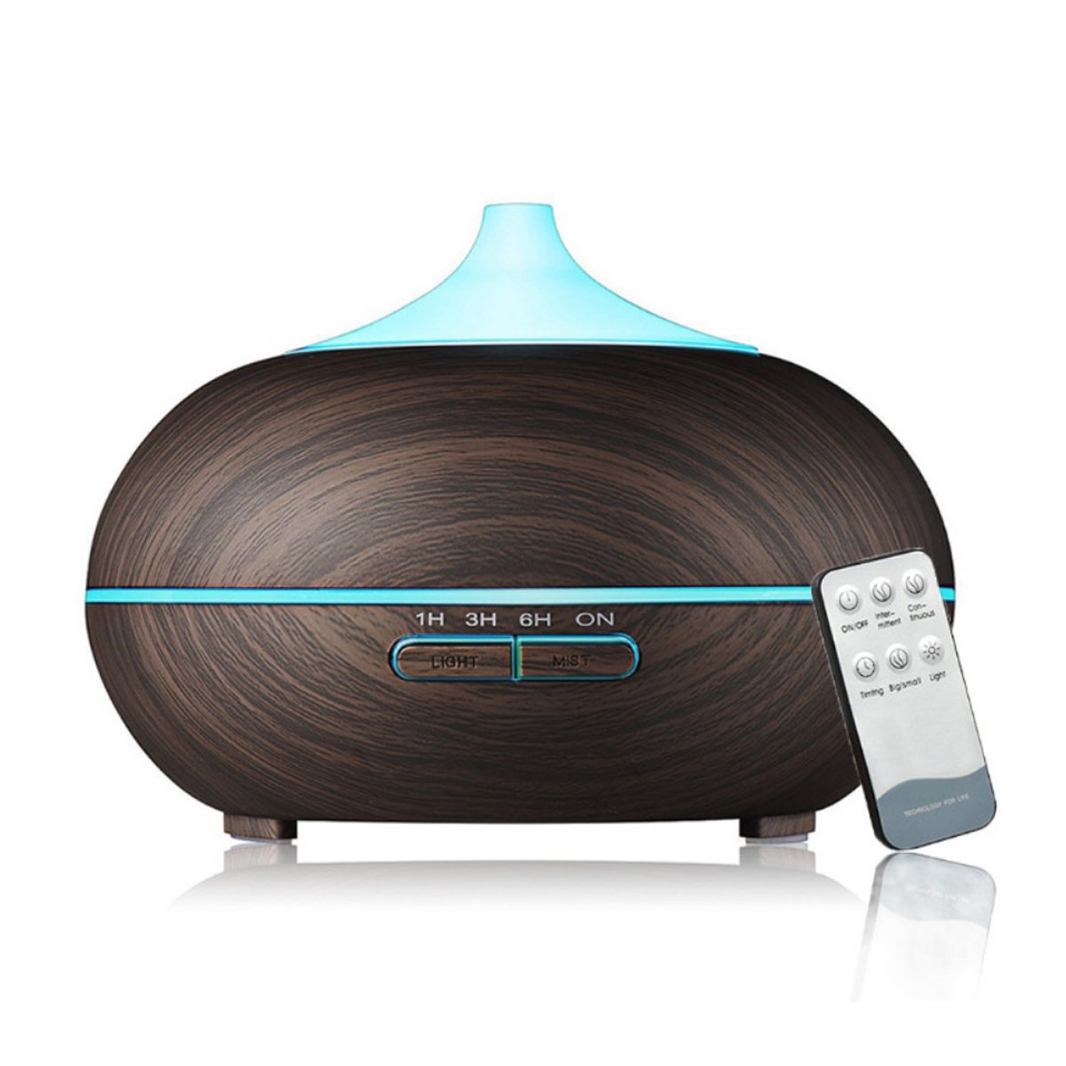 Mistyrious Essential Oil Humidifier Natural Oak Design