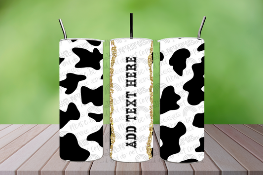 Cow Print Personalized