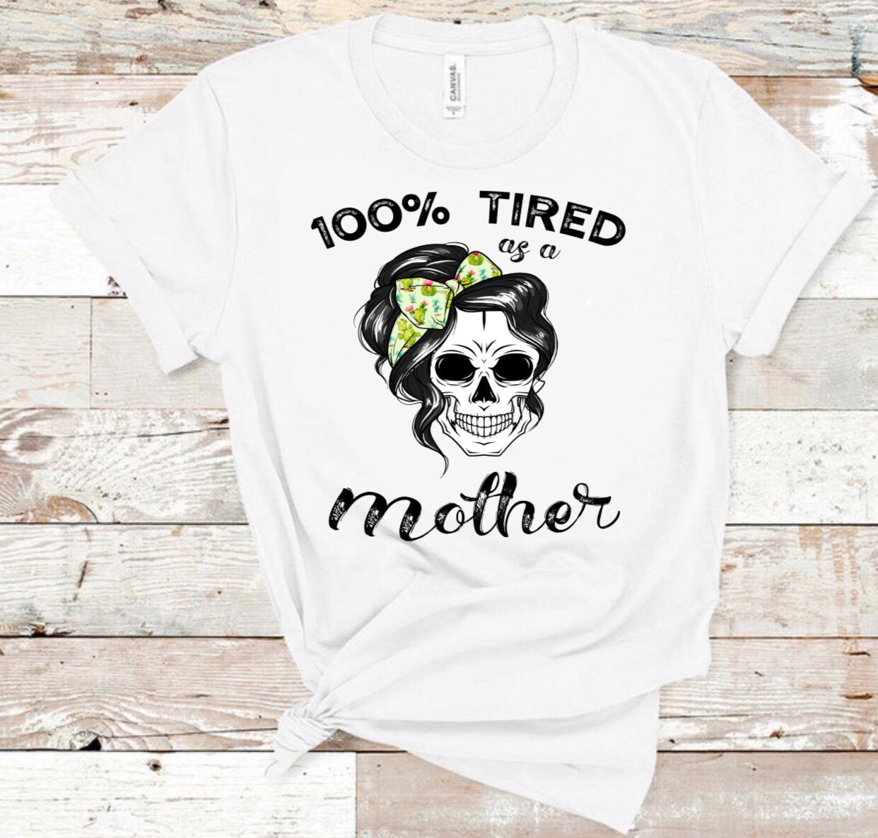 100% tired tee