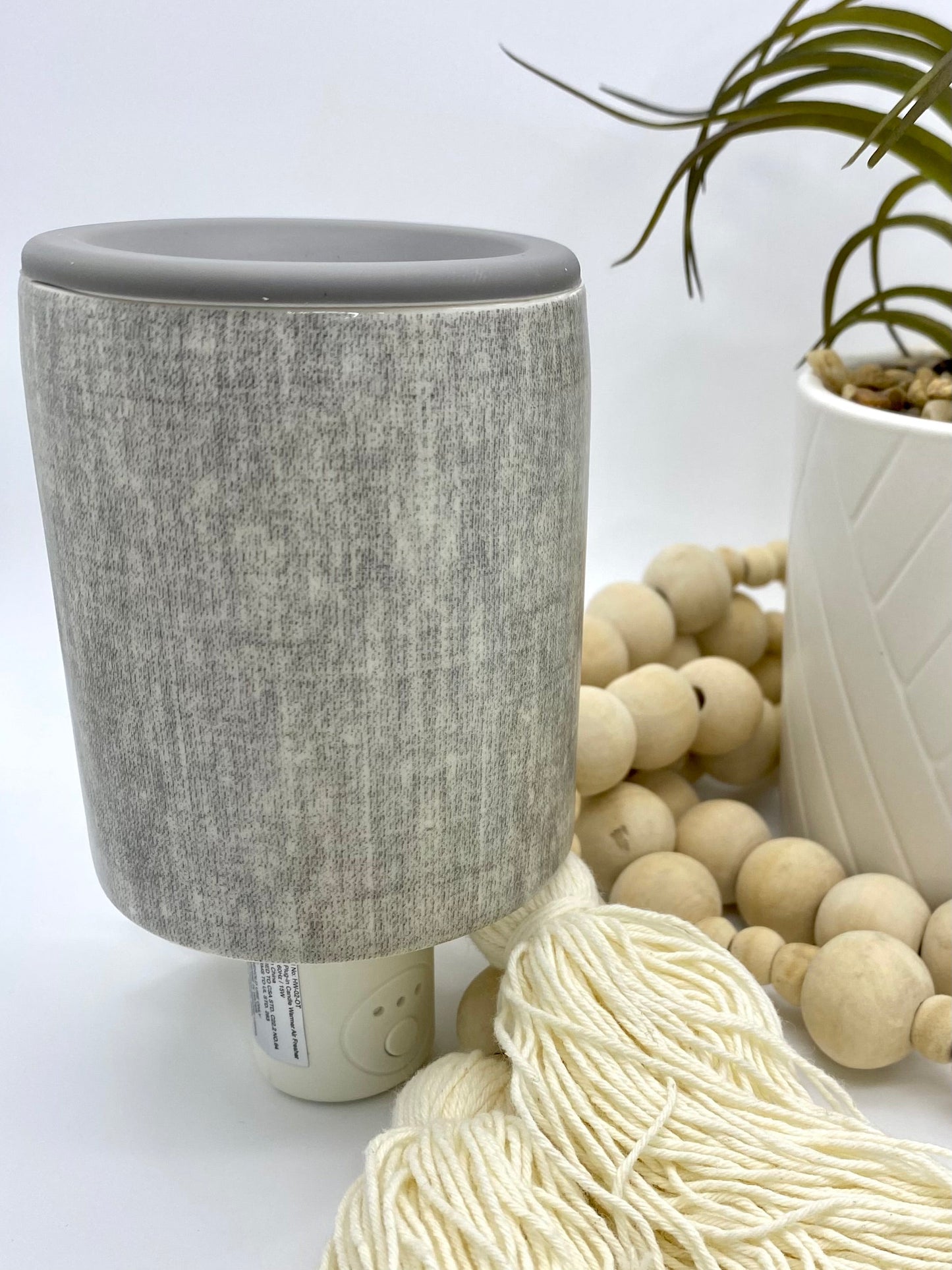 Timer Outlet Warmer - Grey Linen