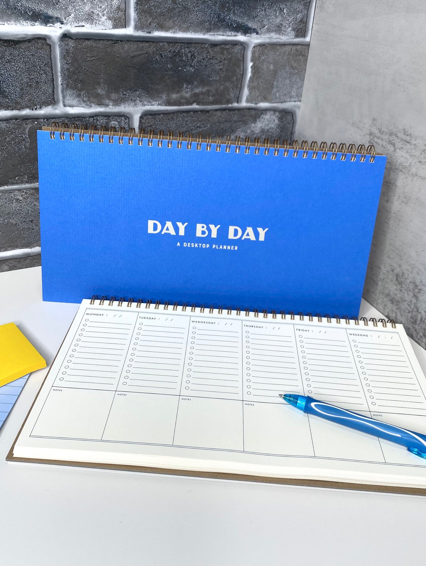 Day By Day Undated Weekly Planner