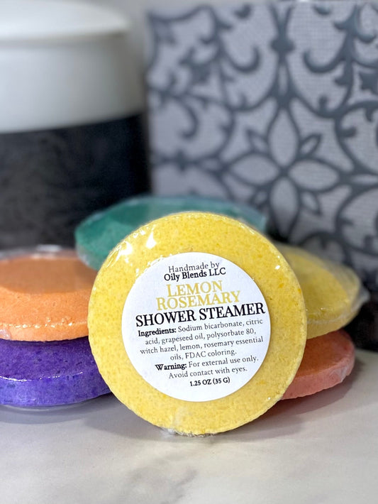 Essential Oil Shower Steamers - Lemon Rosemary