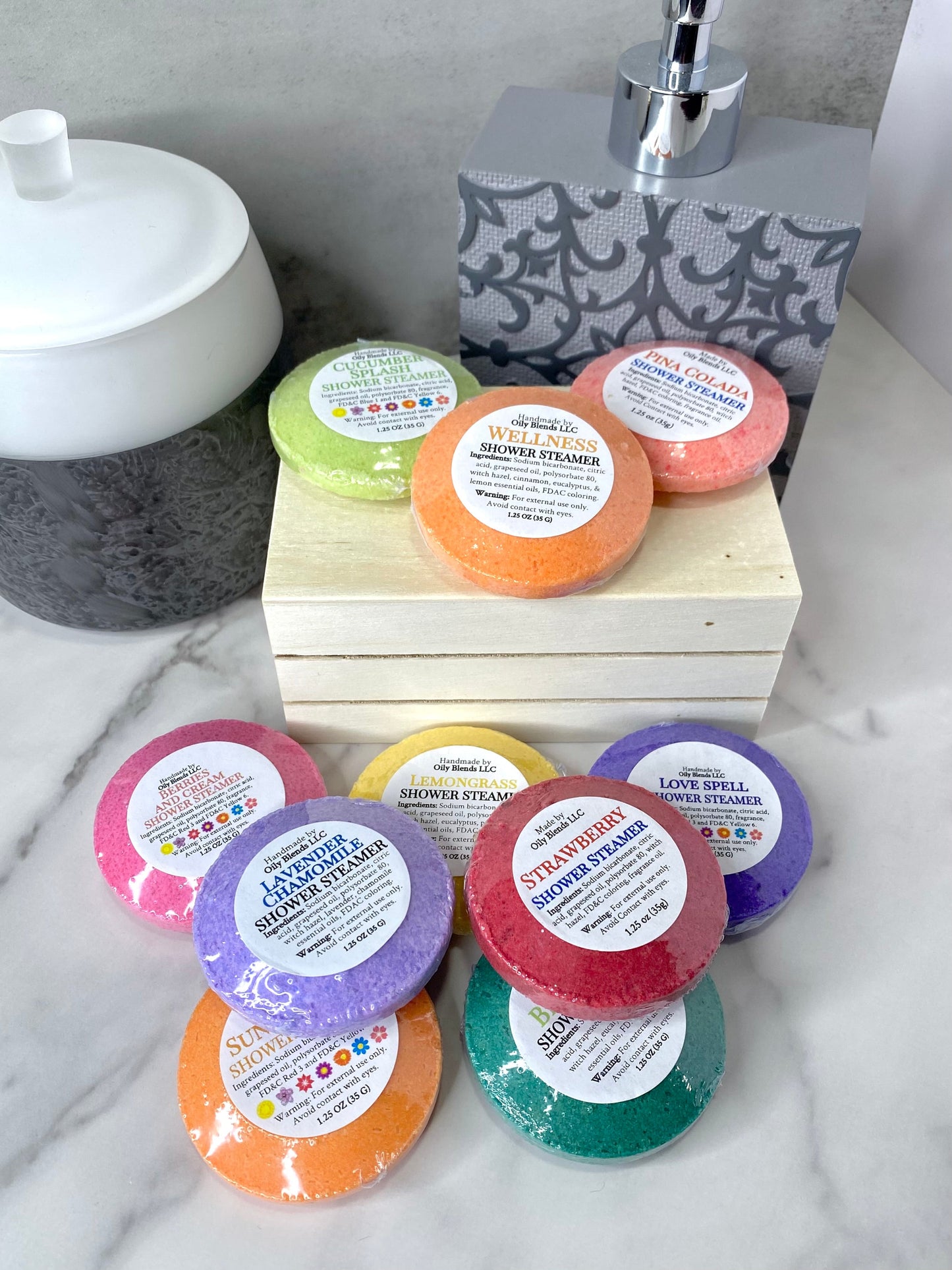 Essential Oil Shower Steamers - Relax