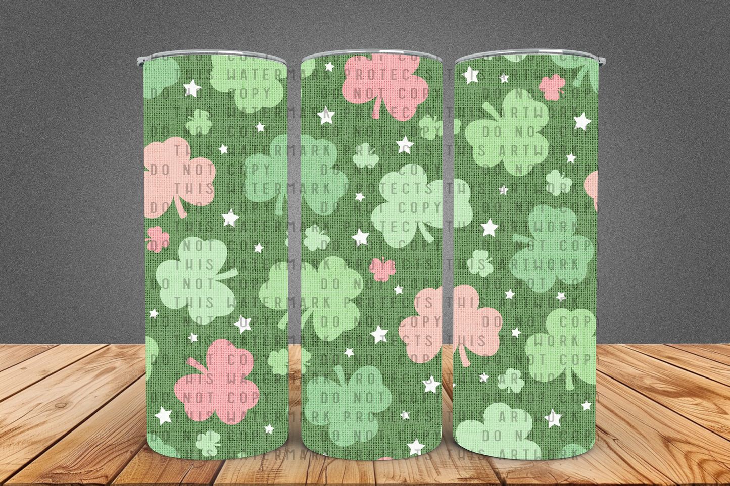 Shamrock Texture Print