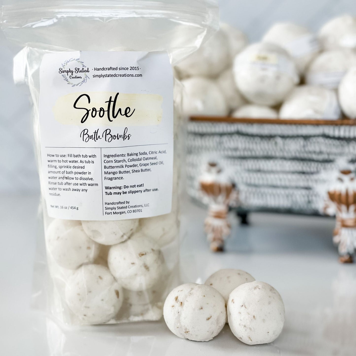 Soothe Bath Bombs - Classic Label Sale