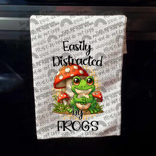 Distracted By Frogs Towel