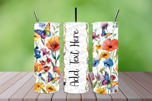 Wildflowers & Butterflies Personalized