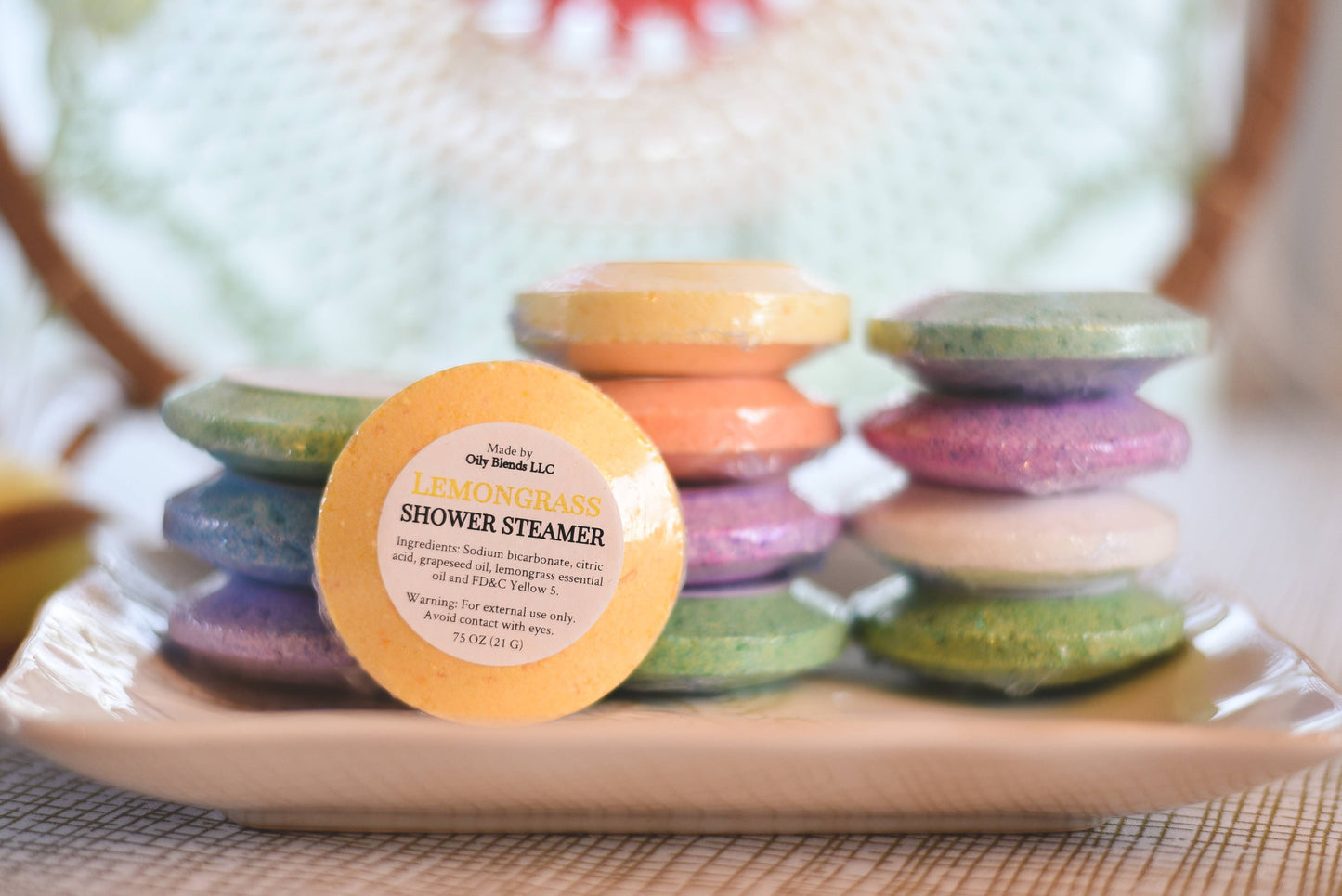 Essential Oil Shower Steamers - Lemongrass