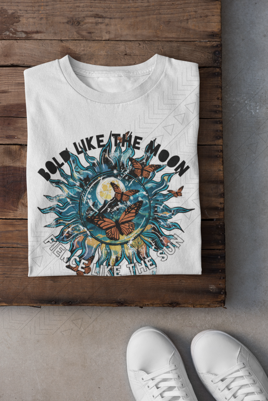 Bold Like The Moon Fierce Sun Shirts & Tops