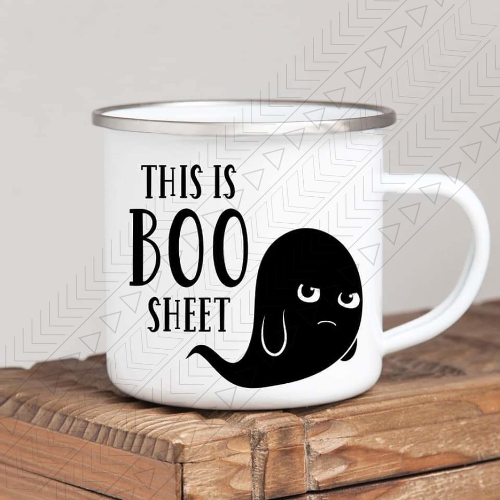 Boo Sheet Enamel Mug Mug