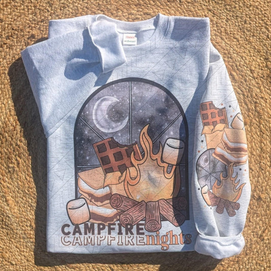 Campfire Nights Sweatshirt Shirts & Tops