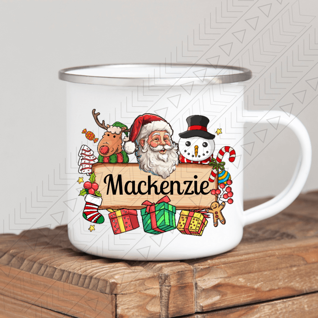 Christmas Enamel Mug