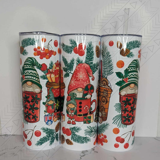 Christmas Gnome Tumbler