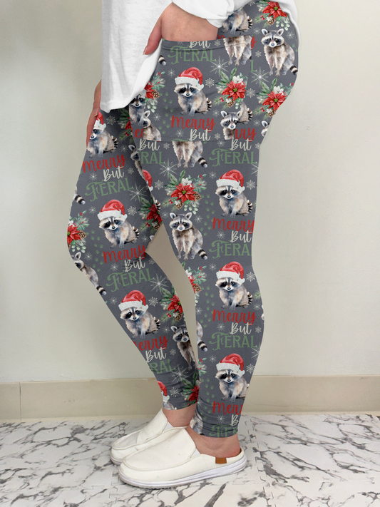 Merry but Feral Leggings/Joggers w/ Pockets |  ETA 32 Days