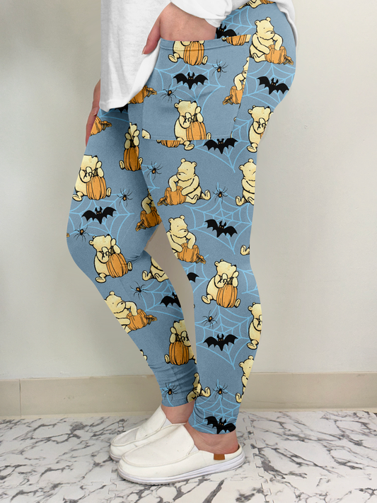 Spooky Bear Leggings w/ Pockets