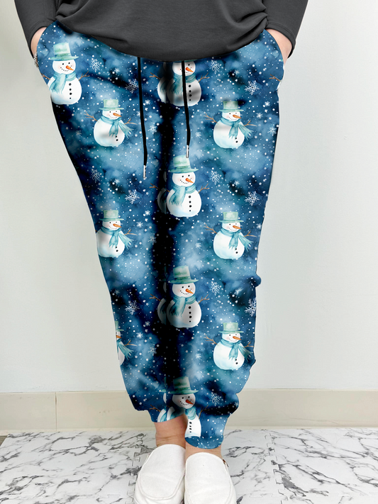 Snowman Leggings/Joggers w/ Pockets | Run ends 11/17 @ midnight | ETA 32 Days