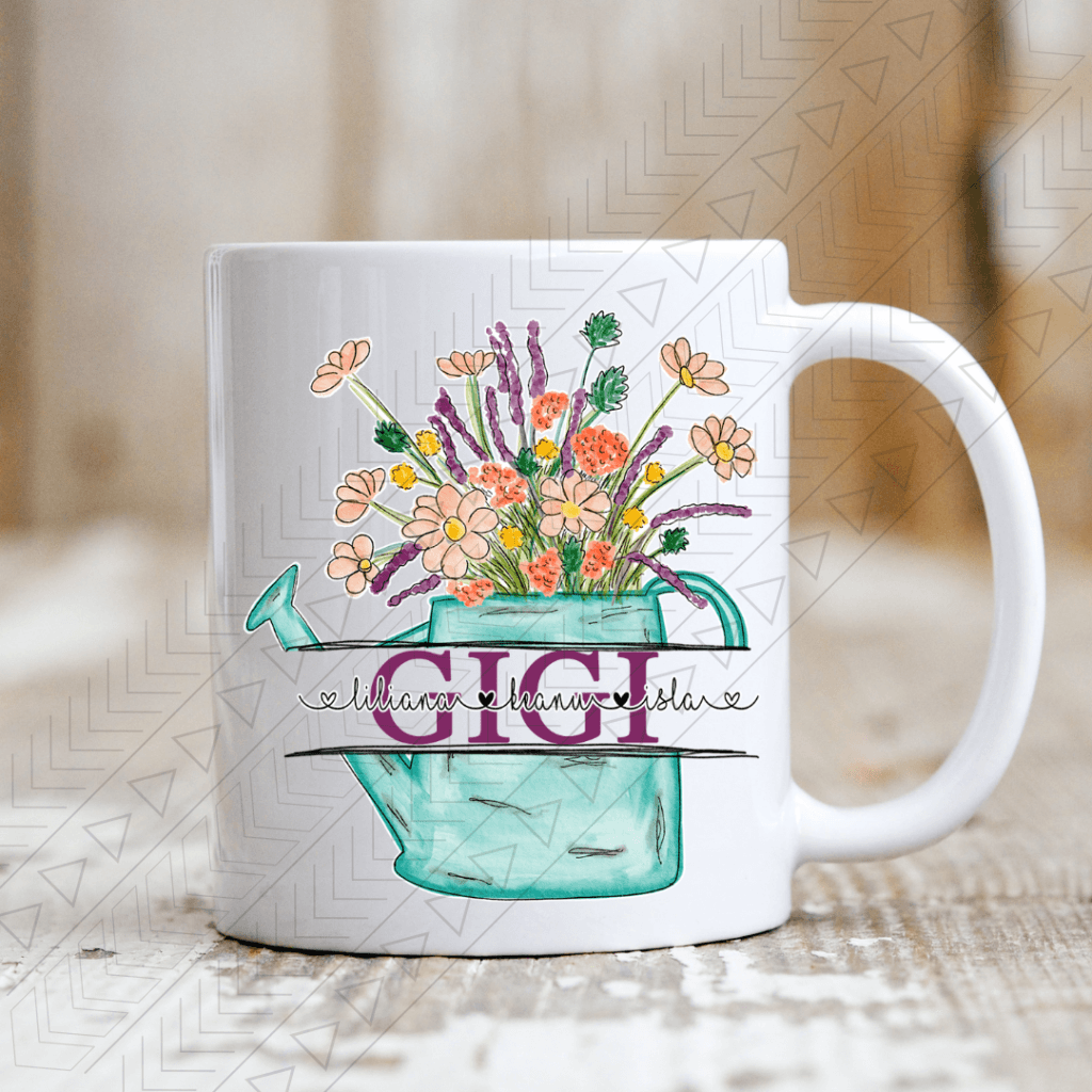 Watering Can Custom Mug